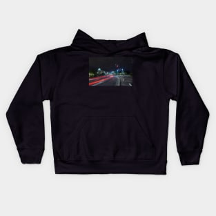 Streaks of the cars Kids Hoodie